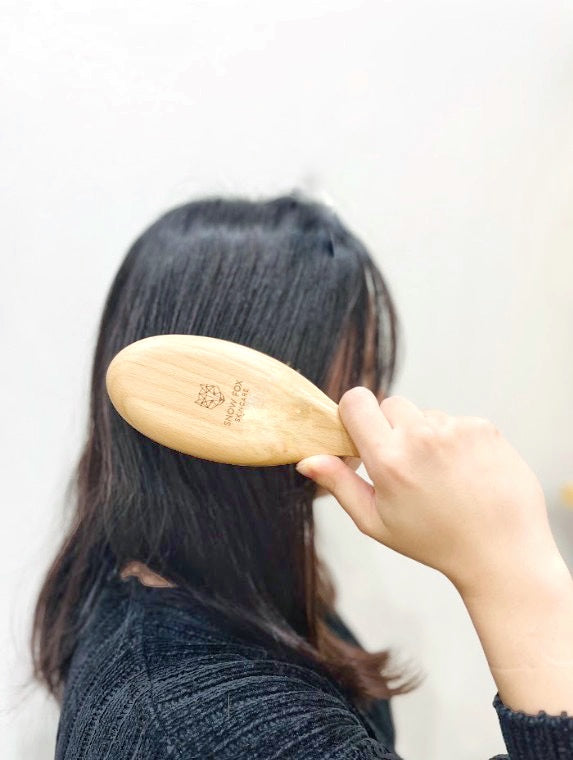 SNOW FOX SKINCARE(スノー フォックス スキンケア) プレミアム FOXカッサ ウッド ヘアブラシ