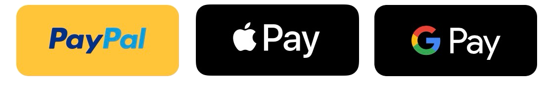 Apple Pay / Google Pay / PayPal